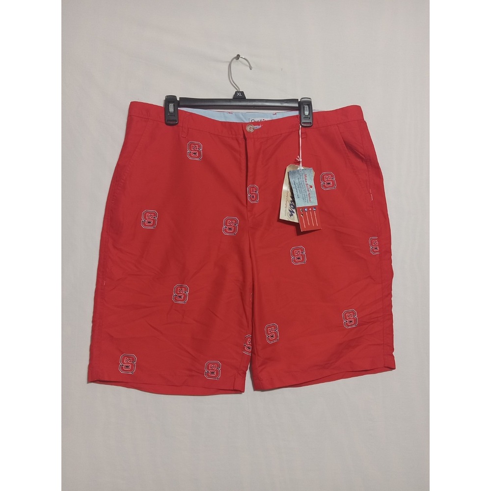 NC State All Over Print Red Men's Shorts Size 38 New
